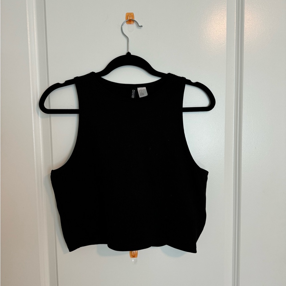 CROP TOP - BLACK